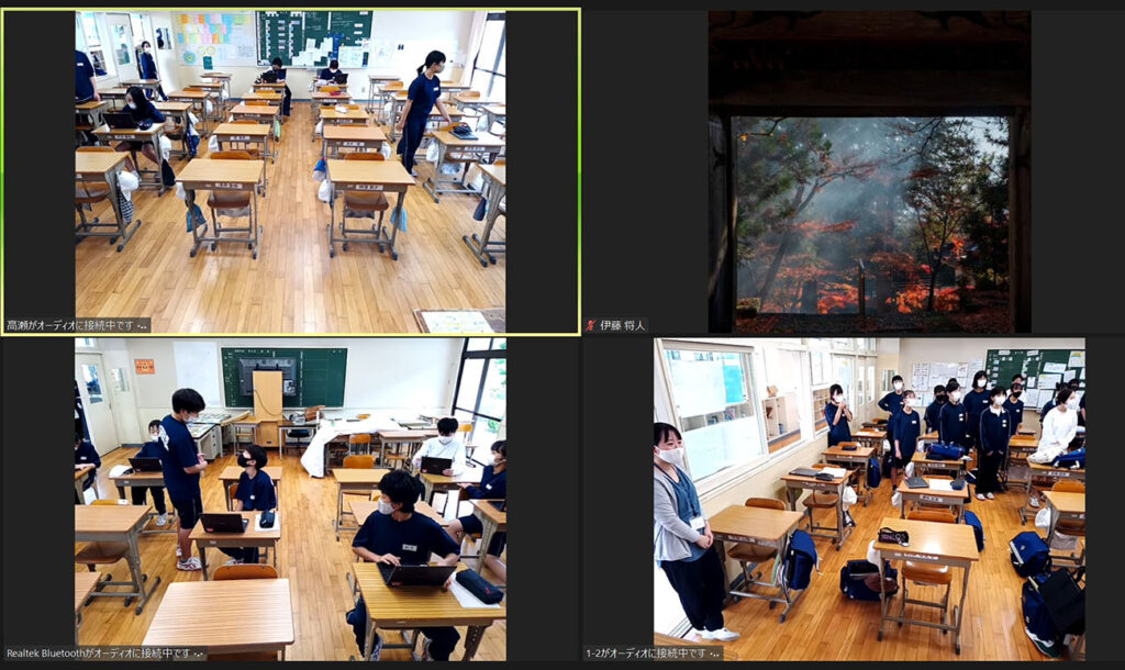 長野県池田町　高瀬中学校　観光